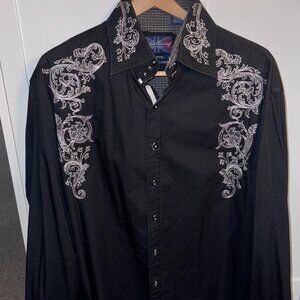 Vintage English Laundry (when it was cool) "Cowboy" Dress Shirt: Size 3XL